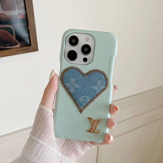 ELLE PATCH CASE (BABY BLUE)