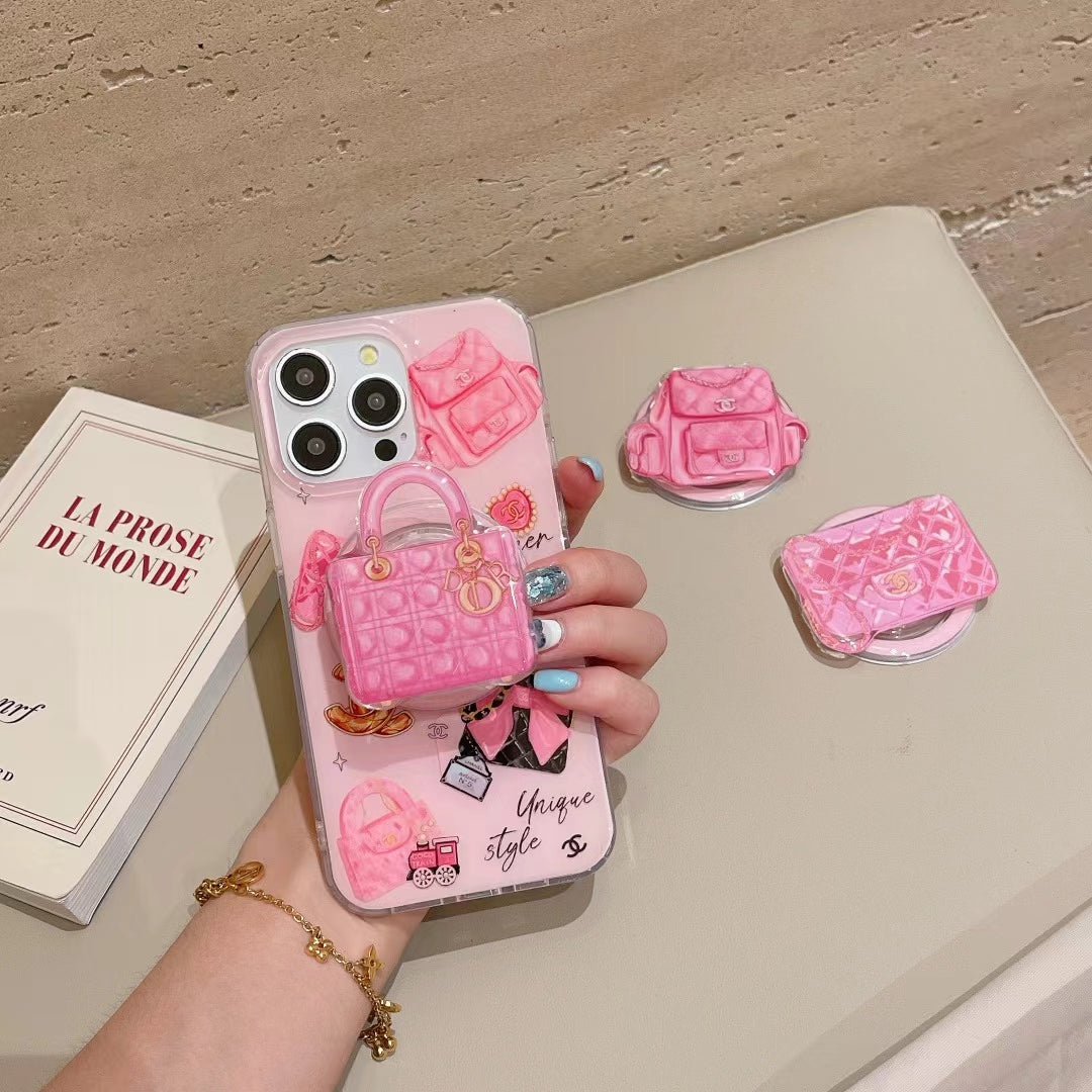 COCO POP IT CASE PINK (COMES WITH POP-SOCKETS)